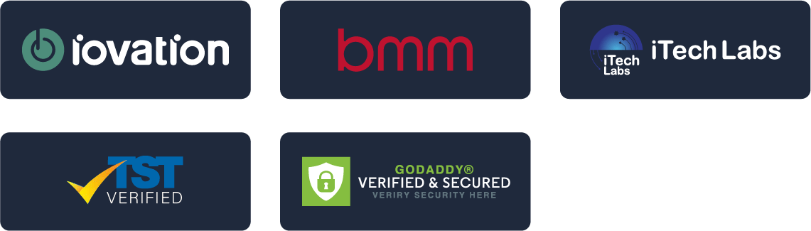 MiBox8 certified and verified — iovation, bmm, iTech Labs, TST, GoDaddy